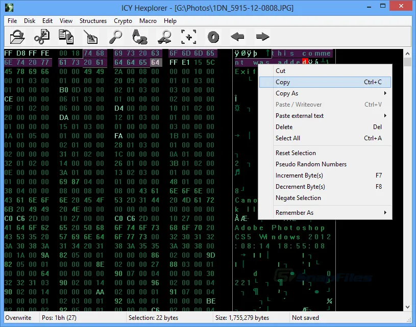 ICY Hexplorer 截图 1