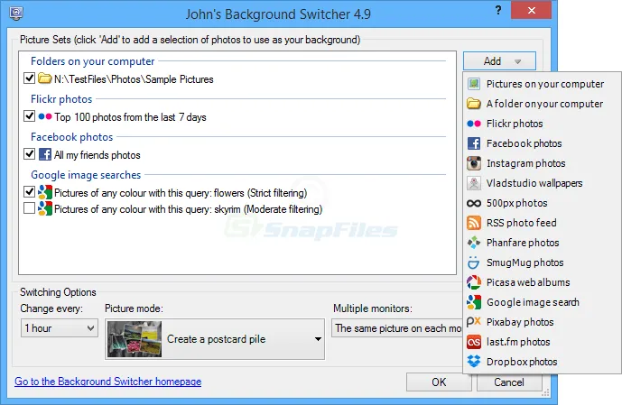 John`s Background Switcher 截图 1