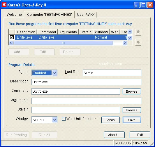 Karen`s Once-A-Day 截图 1