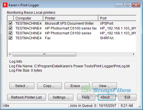 Karens Print Logger 截图 1