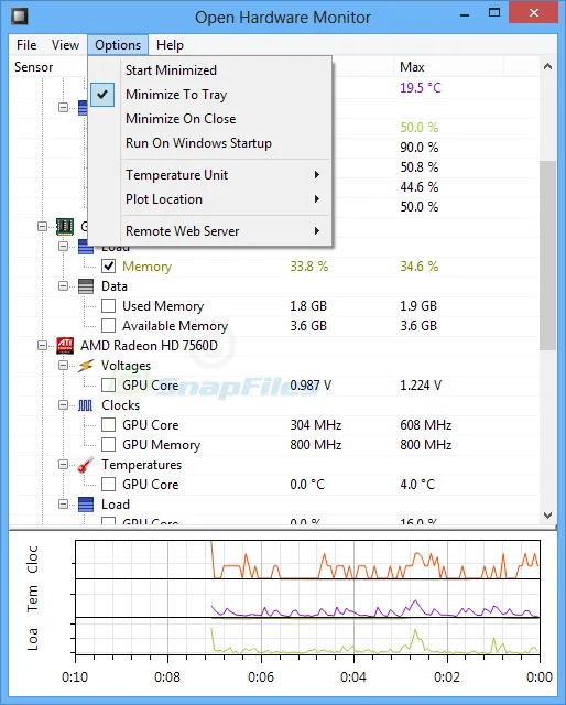 Open Hardware Monitor 截图 2