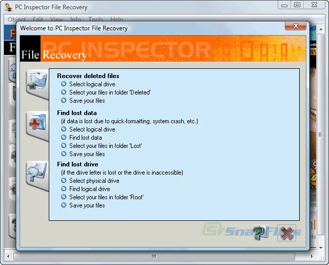 PC Inspector File Recovery 截图 2