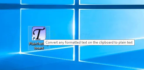 Plain Text Clipboard 截图 1