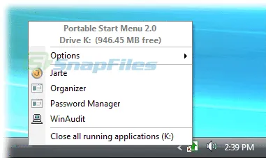 Portable Start Menu 截图 1