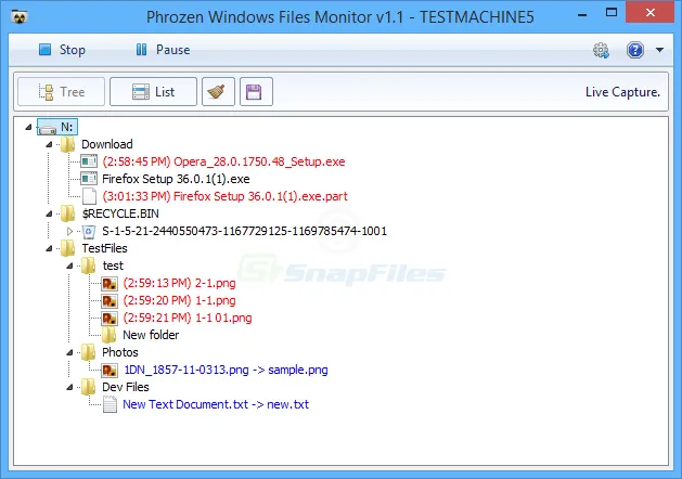 Phrozen Windows File Monitor 截图 1