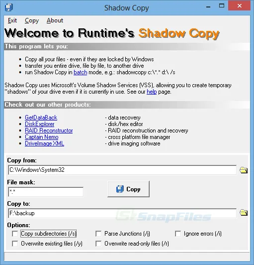 Shadow Copy 截图 1