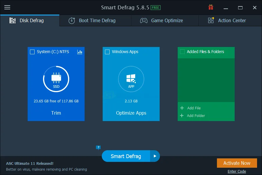 IObit Smart Defrag 截图 1