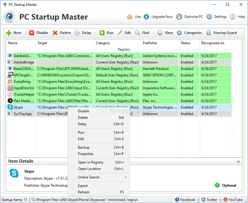 PC Startup Master 截图 1