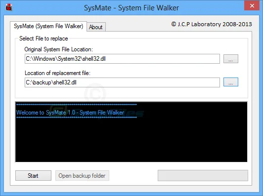 SysMate System File Walker 截图 1