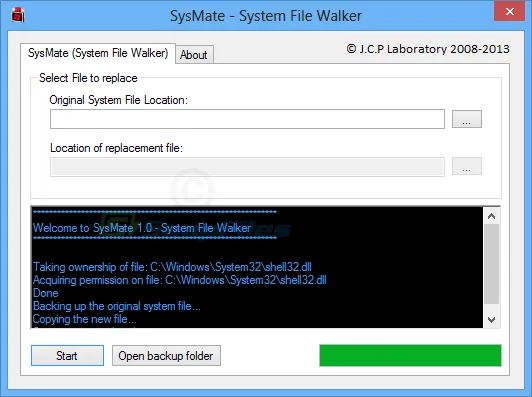 SysMate System File Walker 截图 2