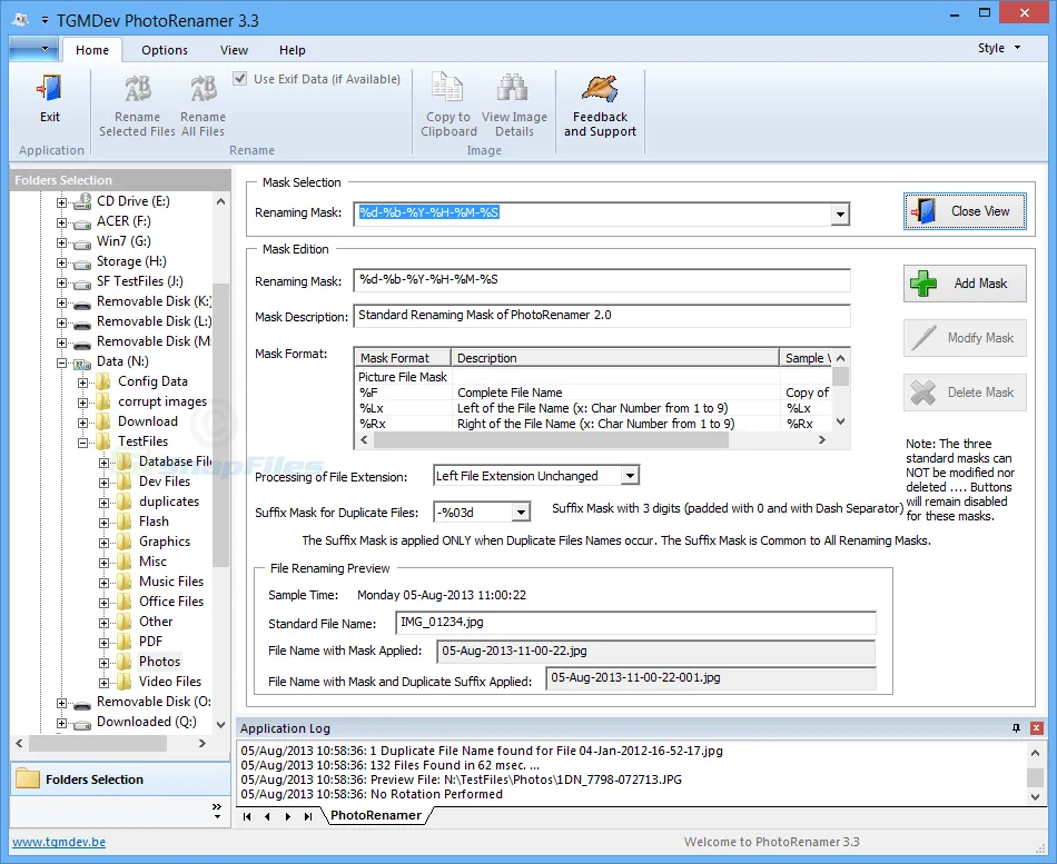 TGMDev PhotoRenamer 截图 2