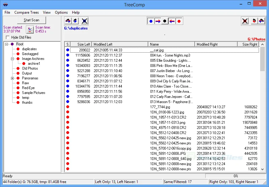 TreeComp 截图 1