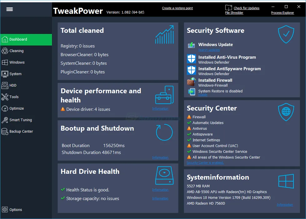 TweakPower 截图 1