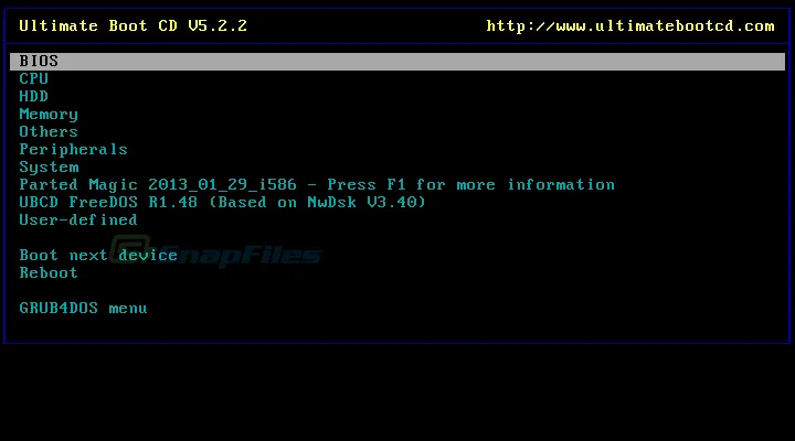 Ultimate Boot CD 截图 1