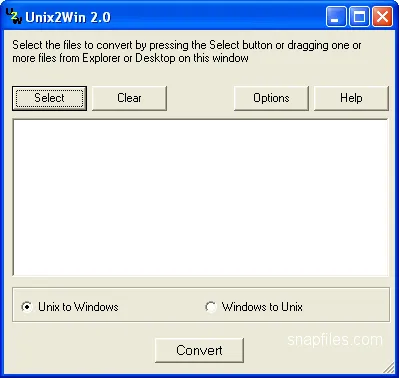 Unix2Win 截图 1