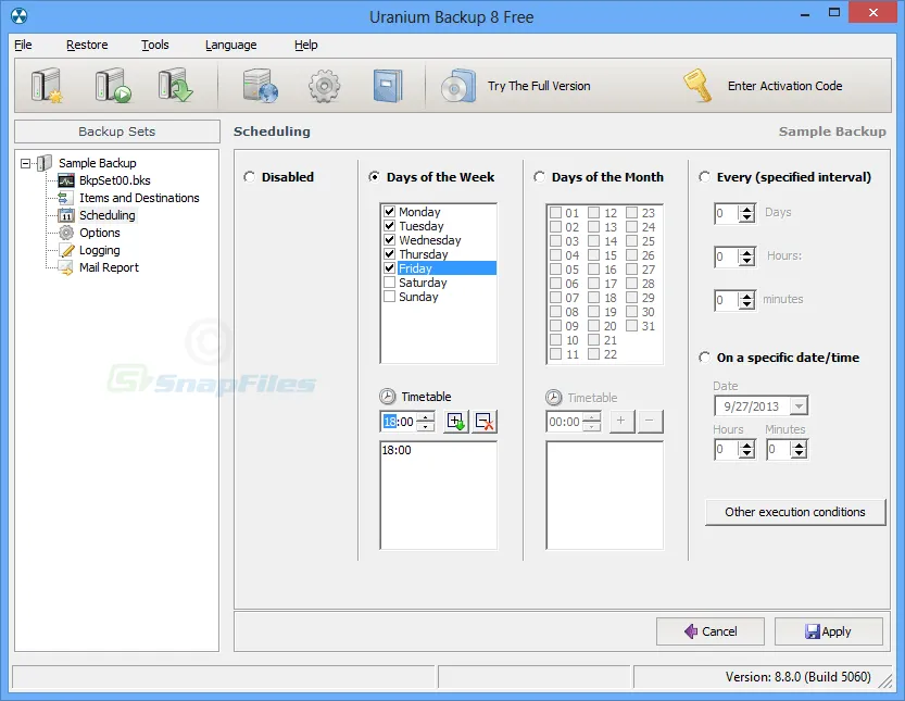 Uranium Backup Free 截图 2