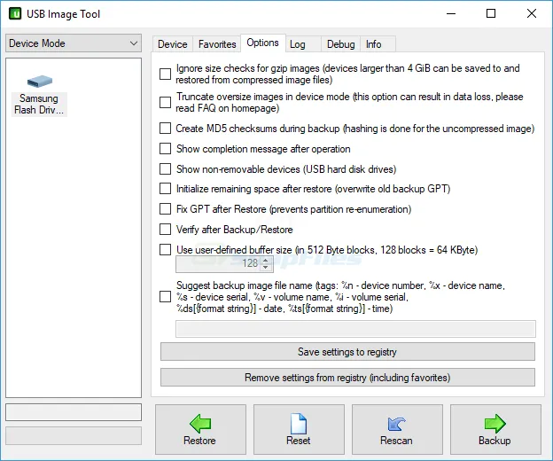 USB Image Tool 截图 2