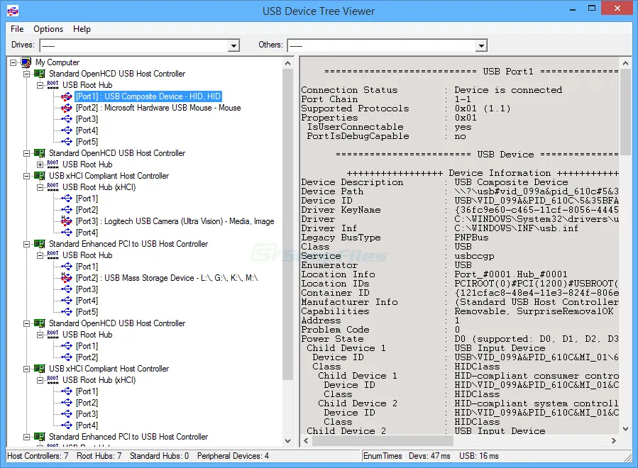 USB Device Tree Viewer 截图 2