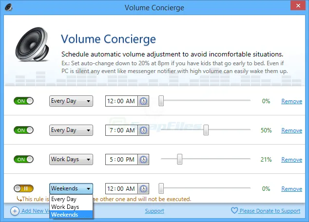 Volume Concierge 截图 2