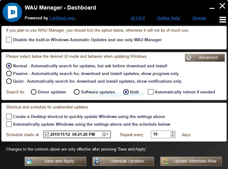 WAU Manager 截图 1