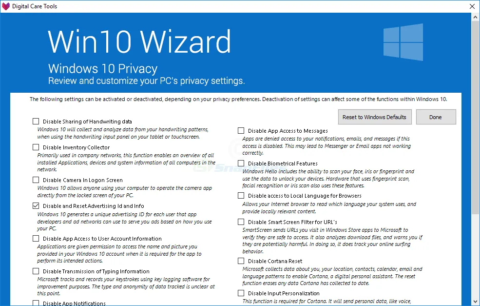 Win10 Wizard 截图 2