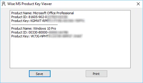 Wise Windows Key Finder 截图 1