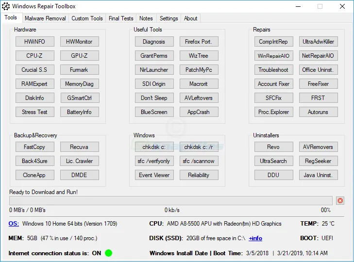 Windows Repair Toolbox 截图 1