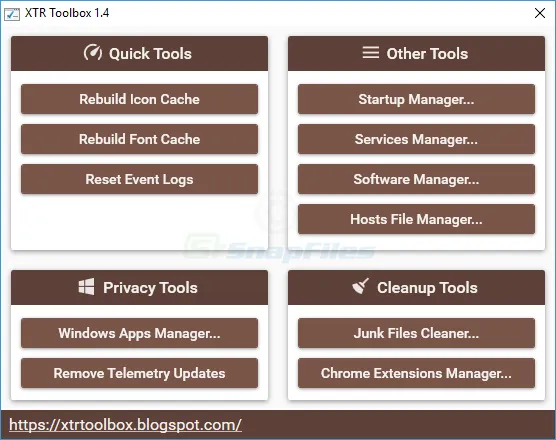 XTR Toolbox 截图 1